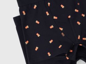 Трусы-боксеры с принтом для мальчиков, 2 шт., Синий