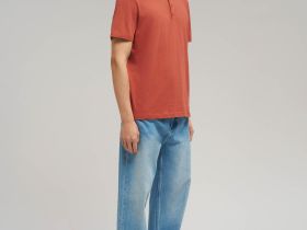 Поло прямого кроя из хлопкового джерси