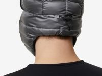 Пуховая шапка-ушанка BASK