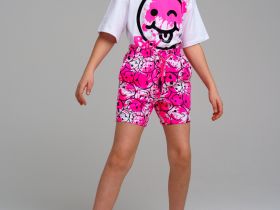 Шорты трикотажные для девочек, 2 шт в комплекте