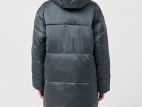 Пальто утепленное прямого силуэта