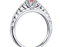 Кольцо из белого золота э0912кц01190400_pink