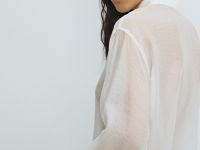 Блузка из лиоцелла, Белый