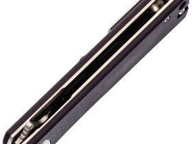 Складной нож Dr.Tech W3896GP, сталь D2, рукоять G10, фиолетовый