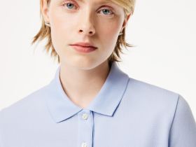 Женское поло Lacoste классического кроя из хлопка пике