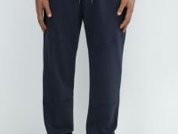 Джоггеры из эластичной ткани, Голубой