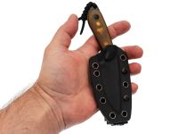 Туристический нож Kizer Buddy black сталь Nitro-V, рукоять Ultem