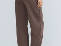 Джоггеры из мягкого трикотажа, Коричневый