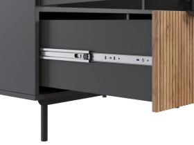 Распашной шкаф Леванте 2-97x205 Графитовый