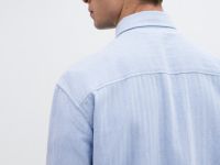 Рубашка из твила, Голубой