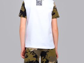 Комплект трикотажный для мальчиков: фуфайка (футболка), шорты