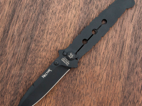 Складной нож Fox Hector, сталь N690, рукоять нержавеющая сталь, чёрный