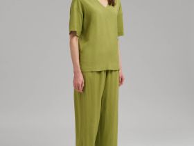 Свободная блузка со льном