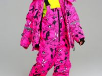 Комплект текстильный с полиуретановым покрытием для девочек: куртка, полукомбинезон