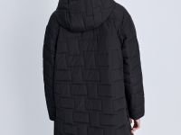 Утепленное стеганое полупальто