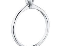 Помолвочное кольцо из белого золота с бриллиантом э0901кц05160200