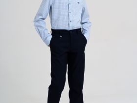 Сорочка текстильная для мальчиков (regular fit)