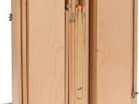 Этюдный ящик двусторонний с алюминиевой вкладкой большой, бук