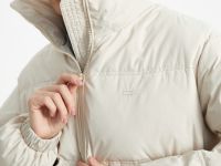 Утепленная куртка с воротником-стойкой