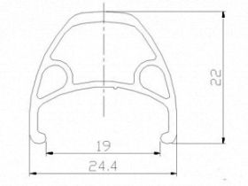 Обод Author Radon Pro 27,5" (ниппель (спорт) 32 стенка двойная, одинарный пистон 27.5" (584) для дисковых тормозов)