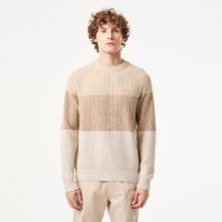 Мужской шерстяной свитер Lacoste в полоску