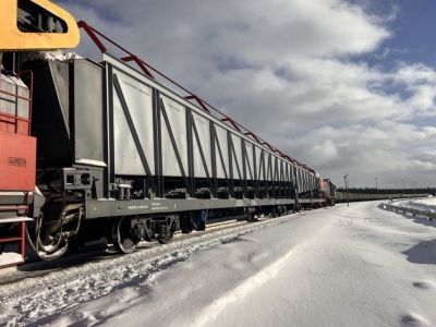 Снегоуборочный поезд запустили в компании «Колмар» 