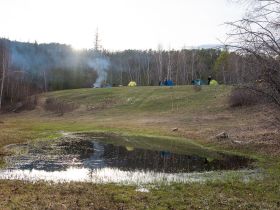 Водопады и ледяные пещеры скал Еланка Куччугуй Кэтэмэ - скалы Еланки - п. Еланка