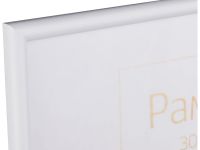 Рамка пластиковая OfficeSpace "Basic" 30х40 см, небьющееся стекло, белая