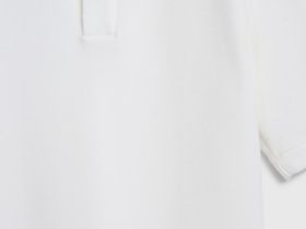 Поло свободного силуэта, Белый