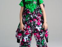 Комбинезон текстильный с полиуретановым покрытием для девочек