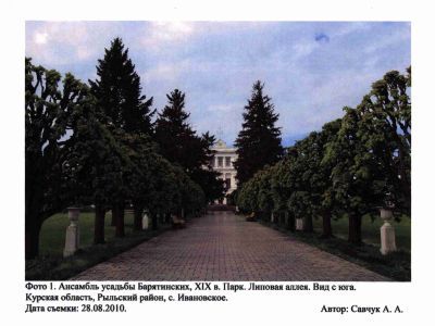 Парк с прудами, XIX век