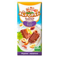 Шоколад Коровка, с арахисом, фундуком и изюмом, Рот Фронт, 75 гр.