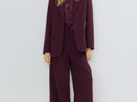 Однобортный жакет, Фиолетовый