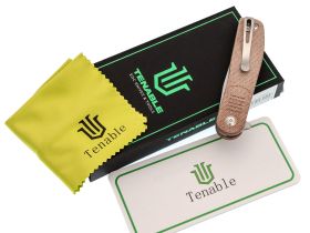 Складной нож Tenable Einar, сталь NItro-V, рукоять микарта, коричневый