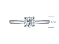 Кольцо из белого золота э4012кц04164200