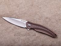 Складной нож CRKT Ripple 2 Bronze, сталь Acuto 440, рукоять нержавеющая сталь
