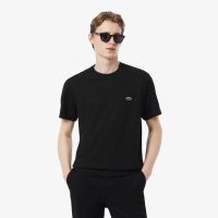 Мужская хлопковая футболка Lacoste из смеси льна