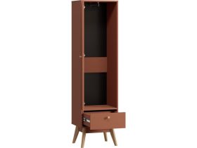 Распашной шкаф Торвалль 1.2-50x185 Терракотовый
