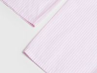 Брюки пижамные из поплина в полоску для девочек, Белый