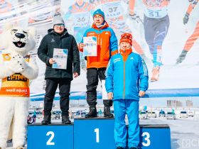 Звезды Олимпийских игр пробежали лыжный марафон с якутянами