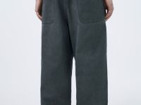 Широкие брюки с карманами, Серый