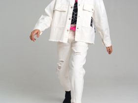 Куртка джинсовая oversize для девочки