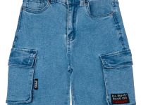 Шорты текстильные джинсовые для мальчиков