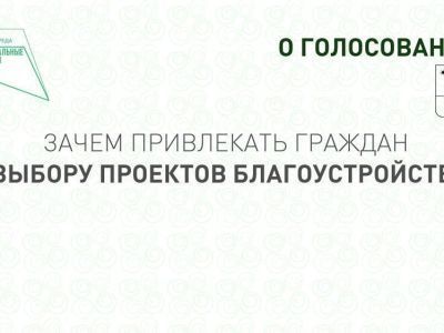 Зачем привлекать граждан к выбору проектов благоустройства?