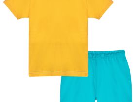 Комплект детский трикотажный для мальчиков: фуфайка (футболка), шорты