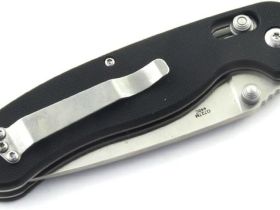 Складной нож Ganzo G727M, сталь 440C, туристический EDC нож, рукоять G10 черная