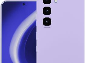 Клип-кейс Krutoff Silicone для Infinix Hot 60 Pro Фиолетовый