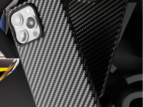 Клип-кейс VLP Kevlar Case с MagSafe для Apple iPhone 15 Pro чёрный