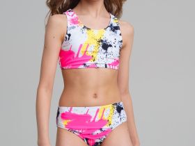 Купальный костюм трикотажный для девочек