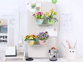 1674_MK Конструктор Цветы в кашпо